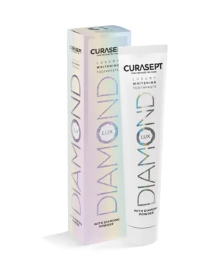 Balinanti dantų pasta CURASEPT Diamond luxury whitening, 75 ml